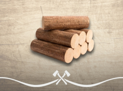 Holzbriketts